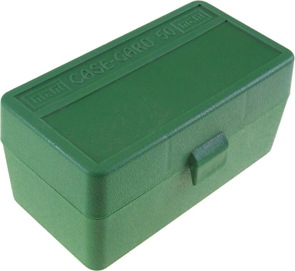 Misc. Accessories MTM Case Gard Ready Series MTM AMMO BOX 50 RD FLIP-TOP 22 HORNET GREEN